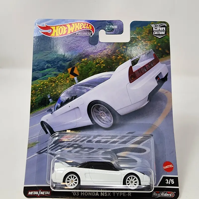 '03 Honda Nsx Type-R * White * Hot Wheels Car Culture Mountain Drifters 1