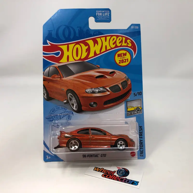 '06 Pontiac Gto #87 * Orange * 2021 Hot Wheels 1