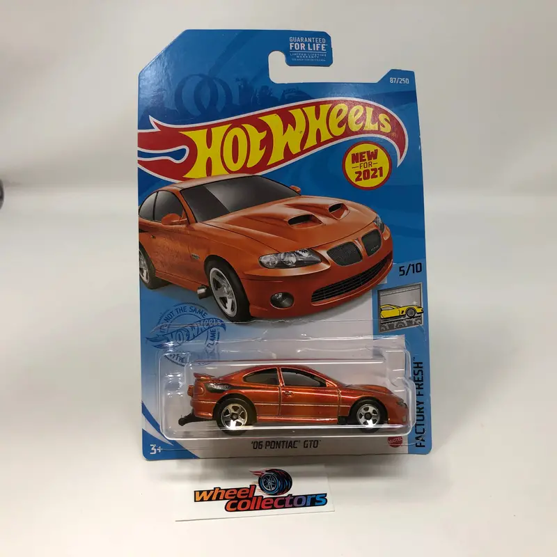 '06 Pontiac Gto #87 * Orange * 2021 Hot Wheels 1