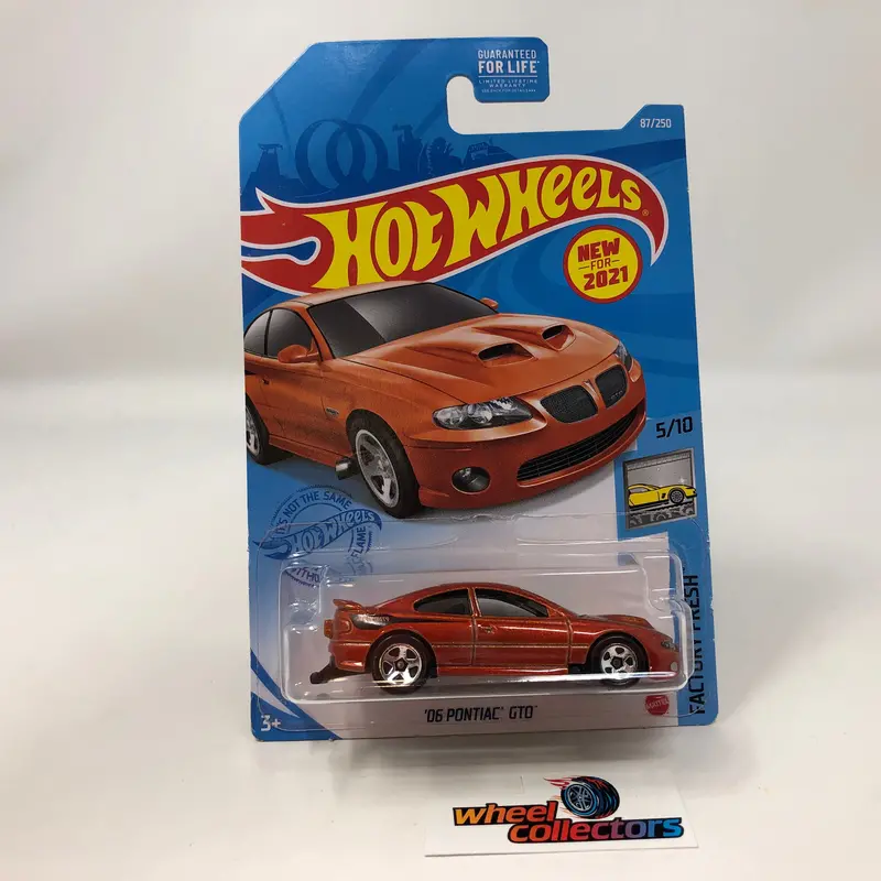 '06 Pontiac Gto #87 * Orange * 2021 Hot Wheels 1