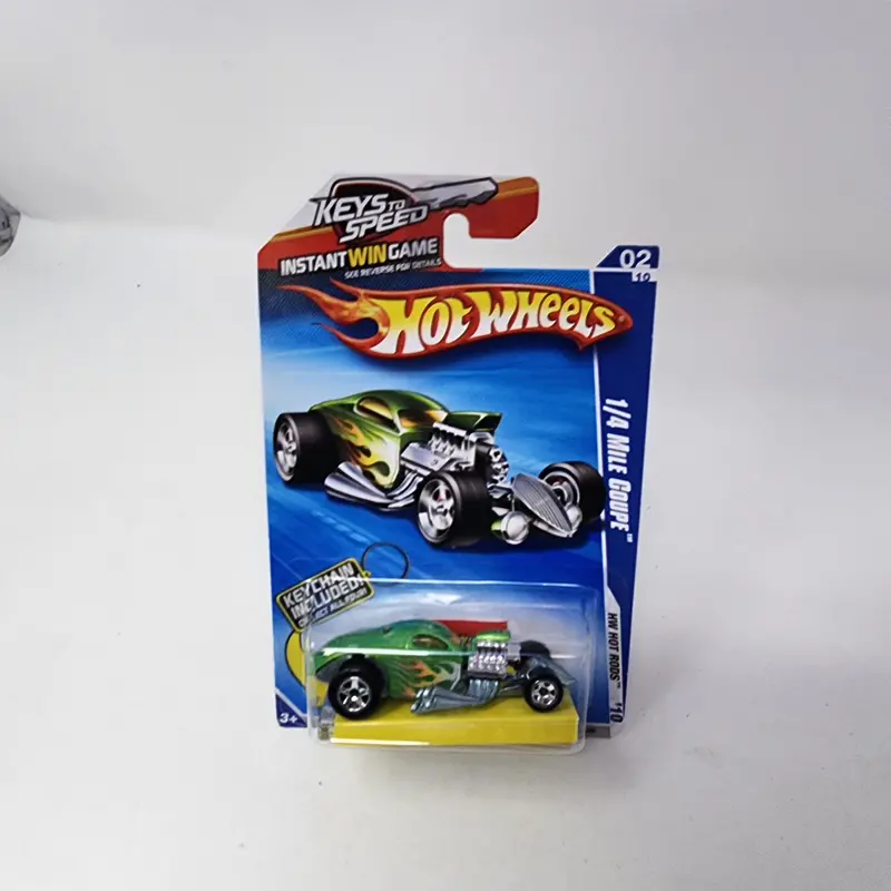 1/4 Mile Coupe * Green * Hot Wheels 2010 Keys To Speed 1