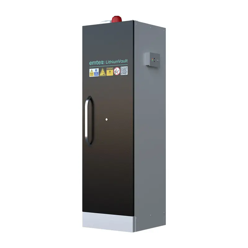 1 Door Lithiumvault Firepro® Single-Phase Locker Cabinet With Control Panel & Charging - Ch-L1f2pg16c6k 1
