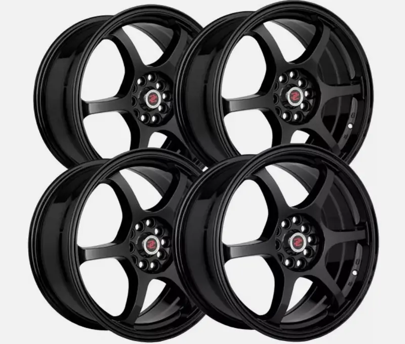 1 Set Of 4 Drag Concepts R25 16X7 5X100/5X4.5" +38Mm Gloss Black Wheels Rims 1