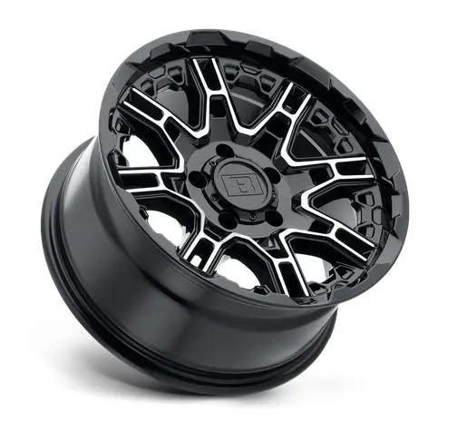 1 Set Of 4 Level 8 Slingshot 17X8.5 5X5.0 -10Mm Black; 1785Lst-05127B71 1