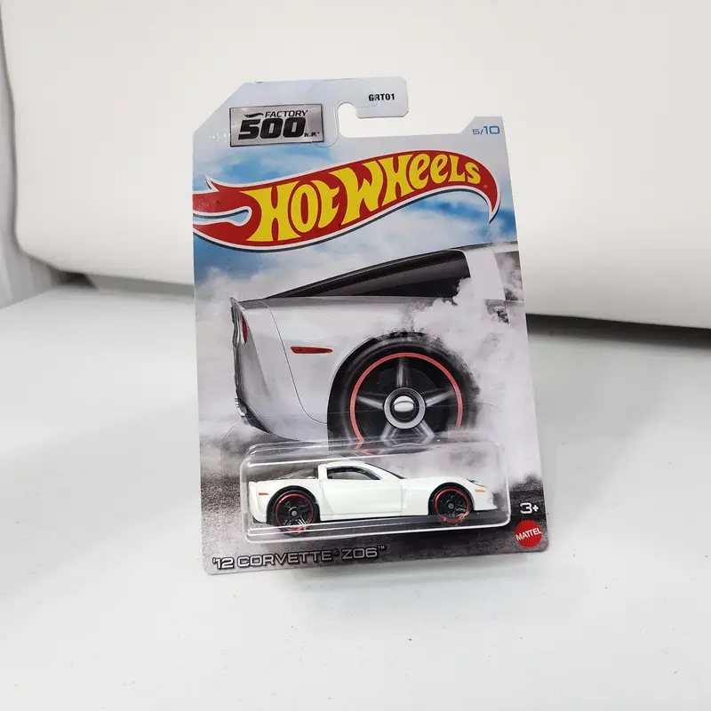 '12 Corvette Z06 * White * Hot Wheels Factory 500 Hp 1