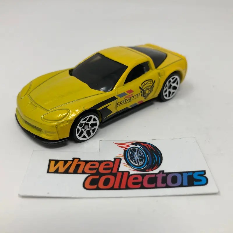 '12 Corvette Z06 * Yellow * Hot Wheels Loose 1:64 Scale 1