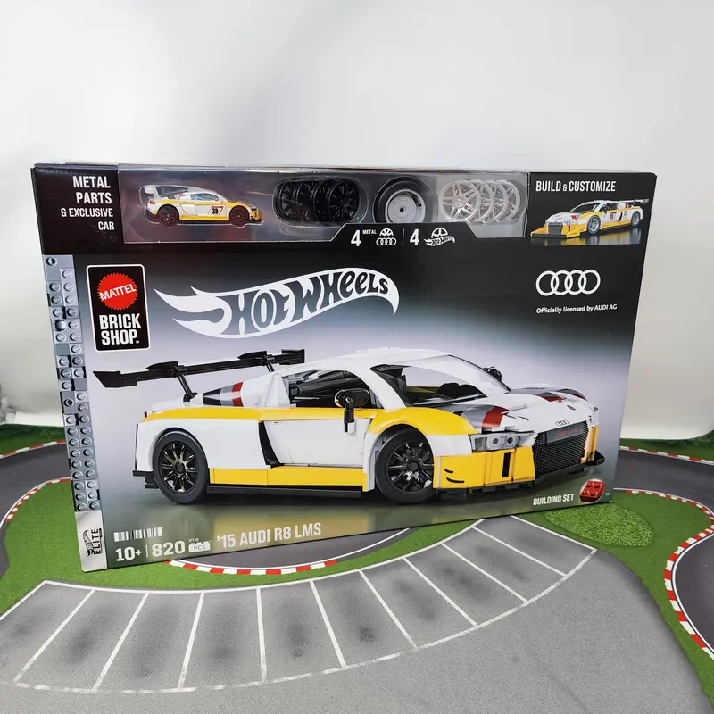 '15 Audi R8 Lms * Hot Wheels Mattel Brick Shop 1
