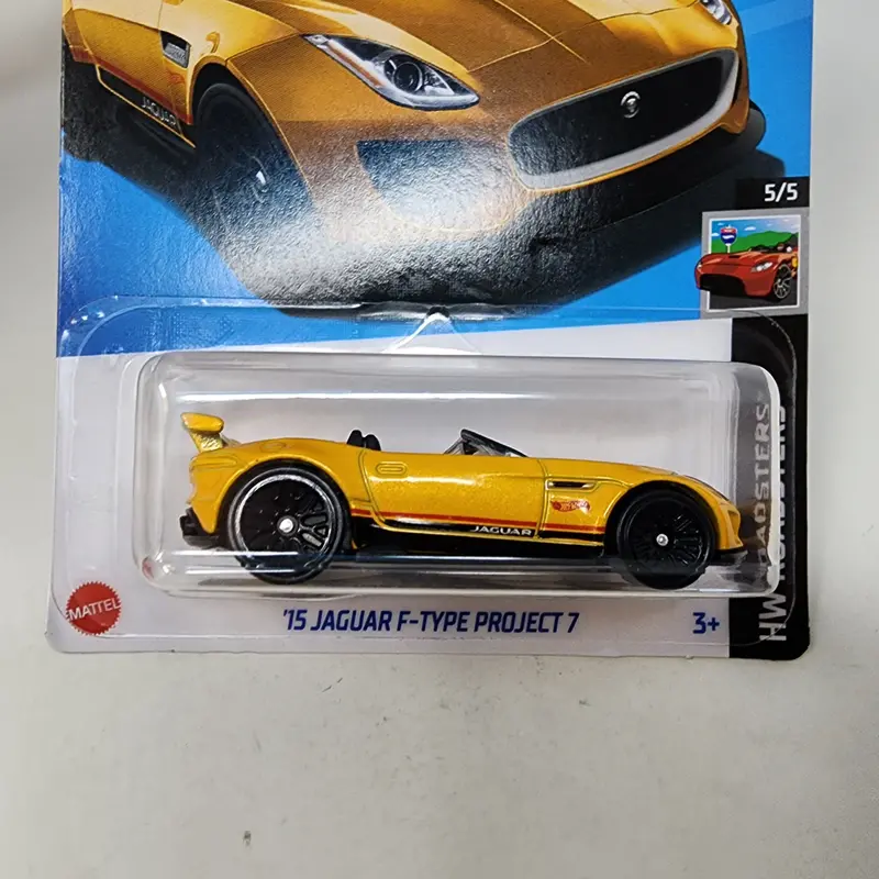 '15 Jaguar F-Type Project 7 #116 * Yellow * 2024 Hot Wheels 2
