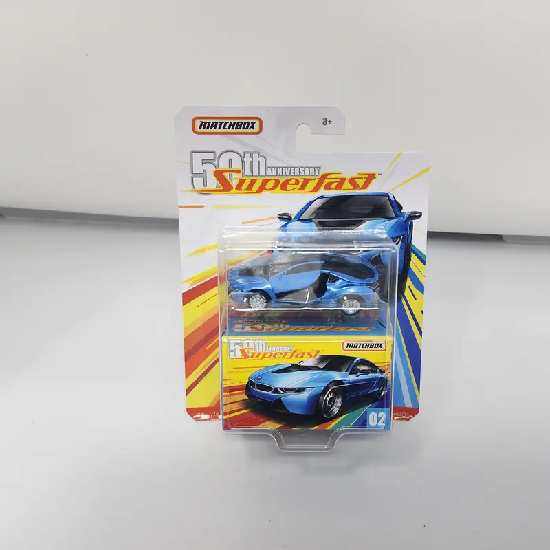 '16 Bmw I8 02 * Blue * Matchbox Superfast 50Th 1