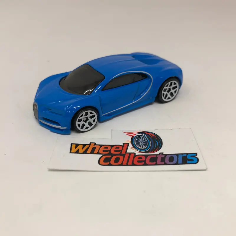 '16 Bugatti Chiron * Blue * Hot Wheels 1:64 Scale Diecast Loose 1