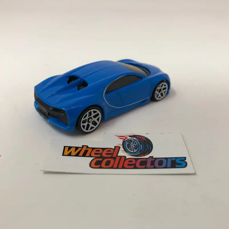 '16 Bugatti Chiron * Blue * Hot Wheels 1:64 Scale Diecast Loose 2