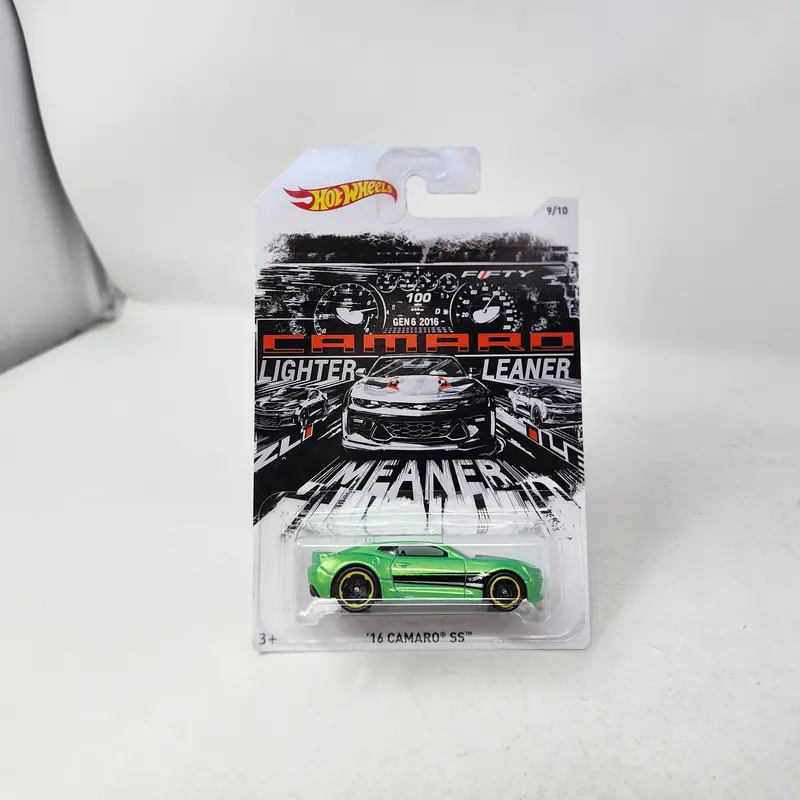 '16 Camaro Ss * Green * Hot Wheels 50Th Anniversary Camaro 1