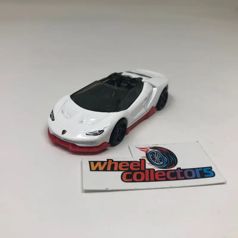 '16 Lamborghini Centenario Roadster * White * Hot Wheels Loose 1:64 Scale 1