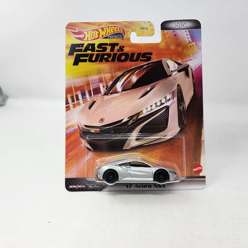 '17 Acura Nsx * Silver * Hot Wheels Fast & Furious 1