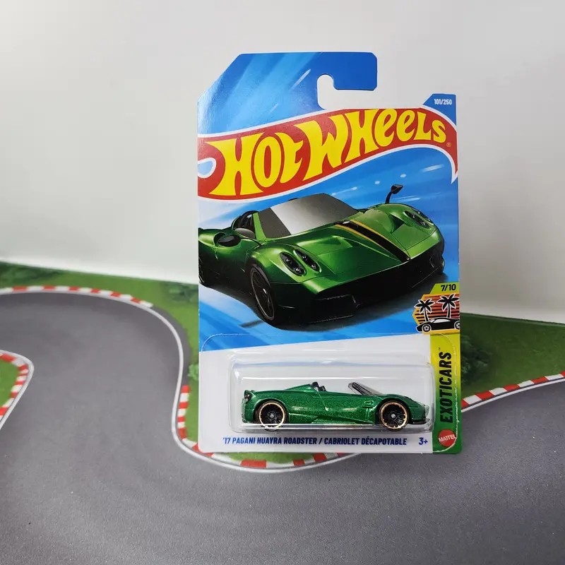 '17 Pagani Huayra Roadster #101 * Green * 2026 Hot Wheels Case E 1