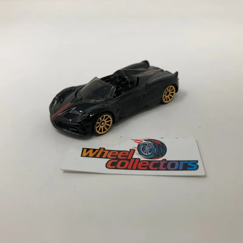'17 Pagani Huayra Roadster * Black * Hot Wheels Loose 1:64 Scale 1