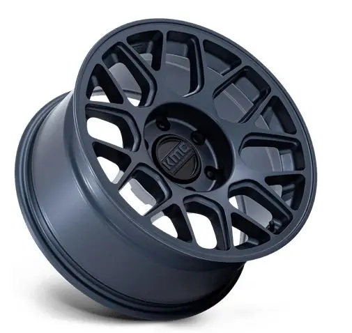 17X8.5 Kmc Km730 Hatchet 6X135 25Mm Metallic Blue Qty 4 2