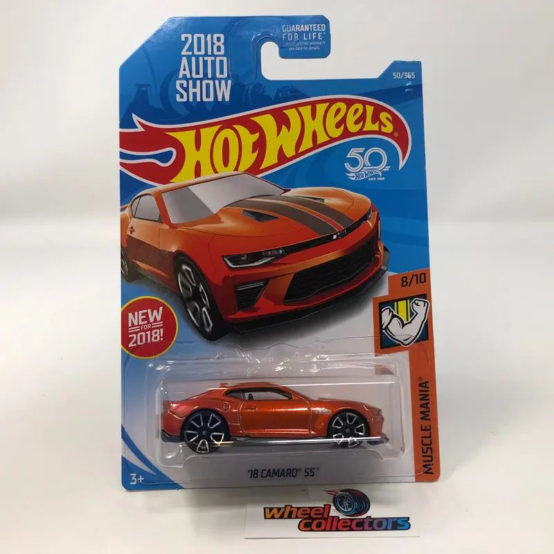 '18 Camaro Ss #50 * 2018 Hot Wheels Auto Show 1