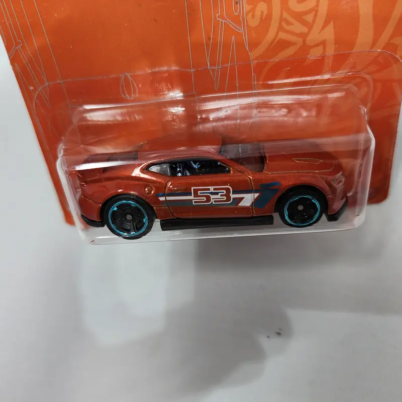 '18 Camaro Ss * Hot Wheels Orange & Blue 53Rd Anniversary 2