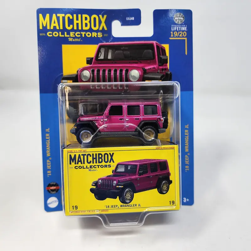 '18 Jeep Wrangler Jl #19 * Dark Pink * 2024 Matchbox Collectors 1