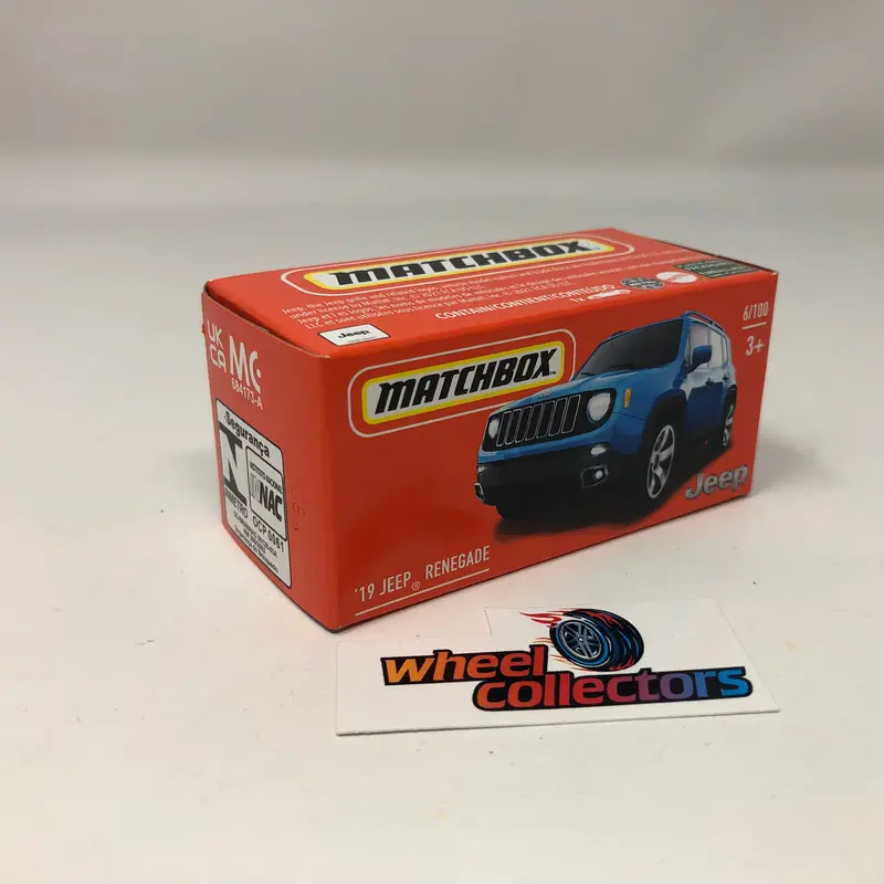 '19 Jeep Renegade * Blue * Matchbox Power Grabs 1