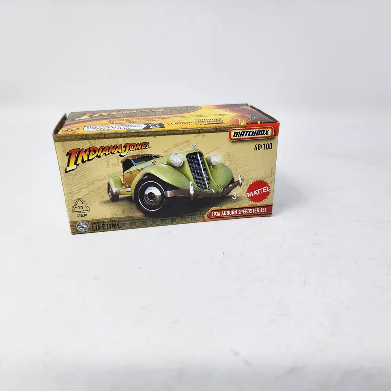 1936 Auburn Speedster 851 #48 Indiana Jones * 2025 Matchbox Power Grabs Case J 1