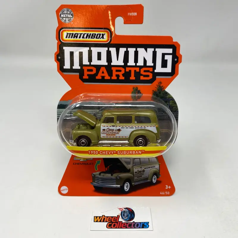 1950 Chevy Suburban * Gold * 2022 Matchbox Moving Parts 1