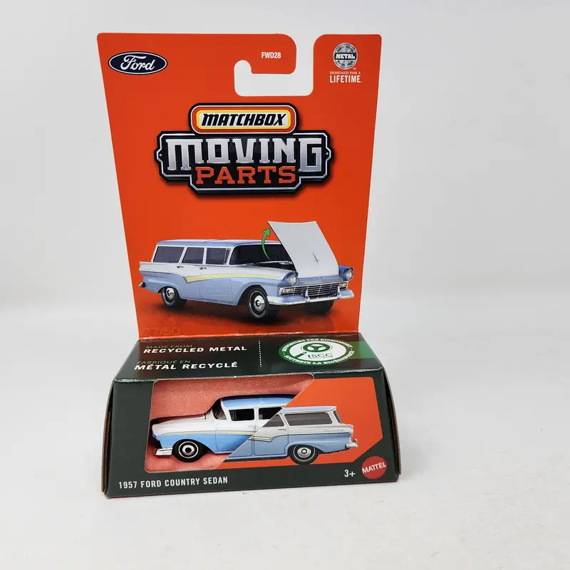 1957 Ford Country Sedan * 2025 Matchbox Moving Parts Case H 1