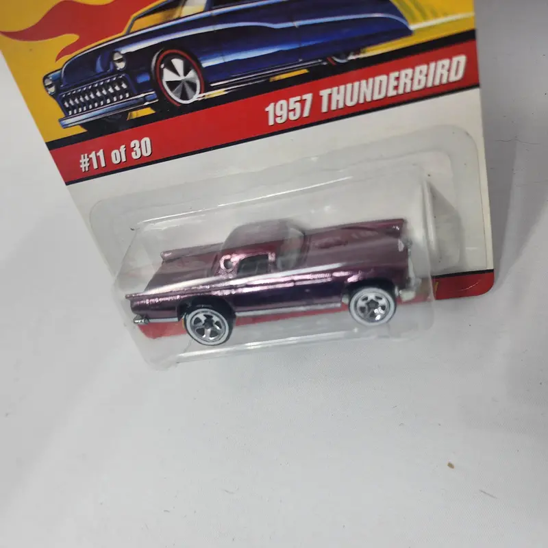 1957 Thunderbird #11 * Purple * Hot Wheels Classics 2