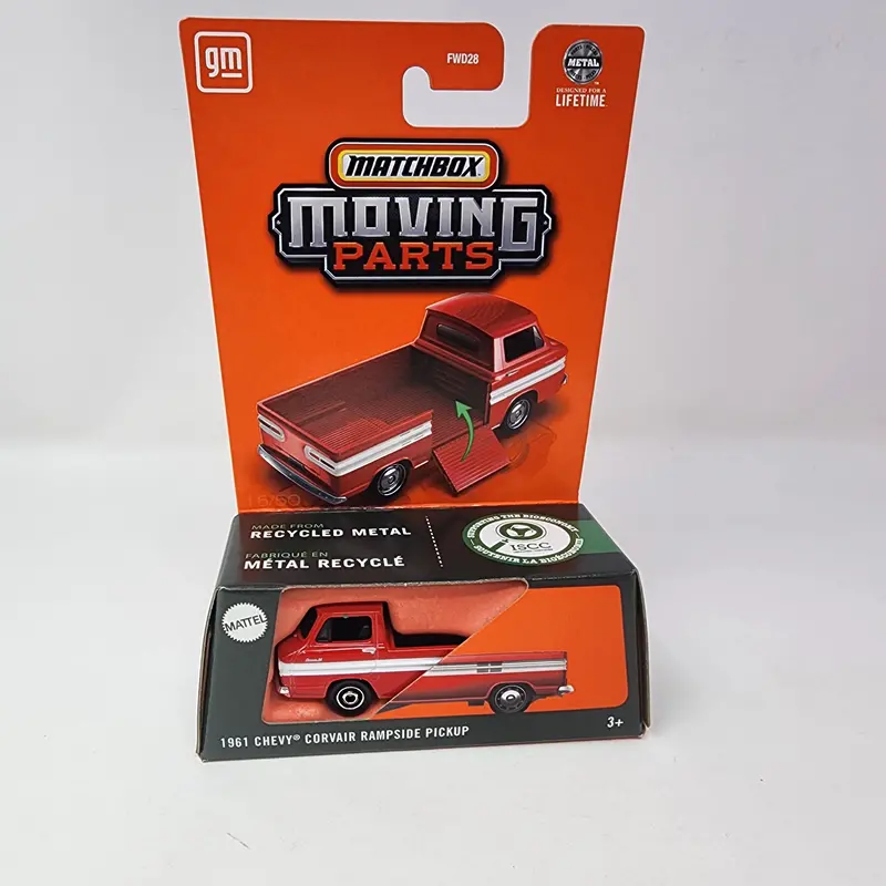 1961 Chevy Corvair Rampside Pickup * Red * 2025 Matchbox Moving Parts Case C 1