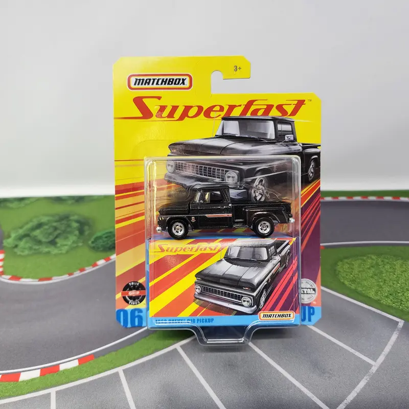 1963 Chevy C10 Pickup * Black * Matchbox Superfast 1