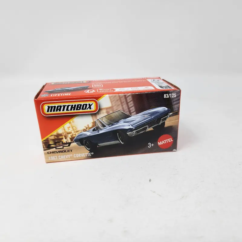 1963 Chevy Corvette #83 * 2025 Matchbox Power Grabs Case J 1