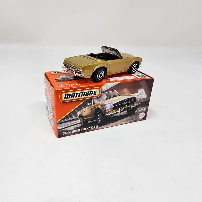 1963 Mercedes-Benz 230 Sl #46 * Gold * 2025 Matchbox Power Grabs Case A 2
