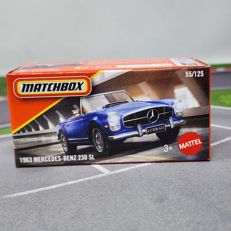 1963 Mercedes-Benz 230 Sl #55 * 2026 Matchbox Power Grabs Case D 1