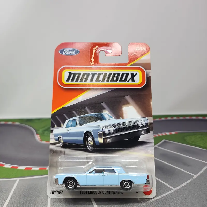 1964 Lincoln Continental #76 * Light Blue * 2026 Matchbox Basic Case D 1