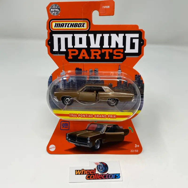 1964 Pontiac Grand Prix * 2022 Matchbox Moving Parts Mix 5 Case E 1