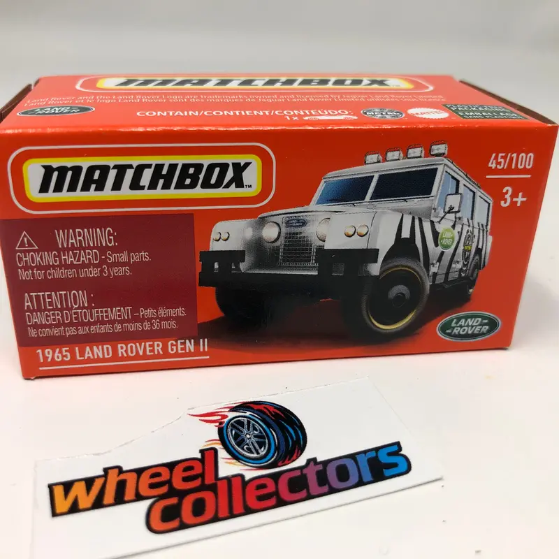 1965 Land Rover Gen Ii * 2022 Matchbox Power Grabs Case C Release 2