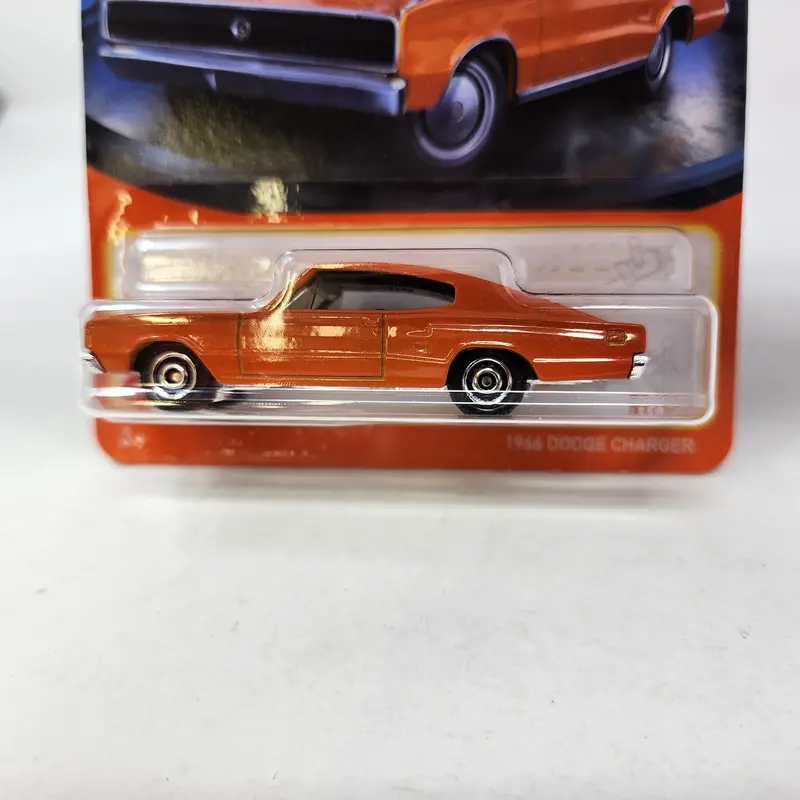 1966 Dodge Charger * Orange * Matchbox Basic Series 2