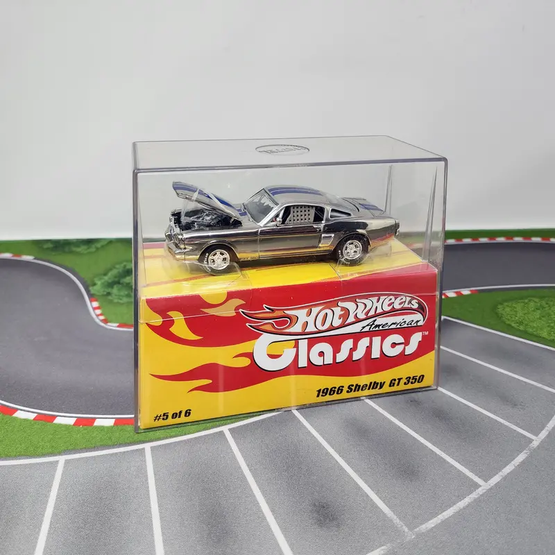 1966 Shelby Gt 350 * Chrome * Hot Wheels Rlc 1:43 Scale 1