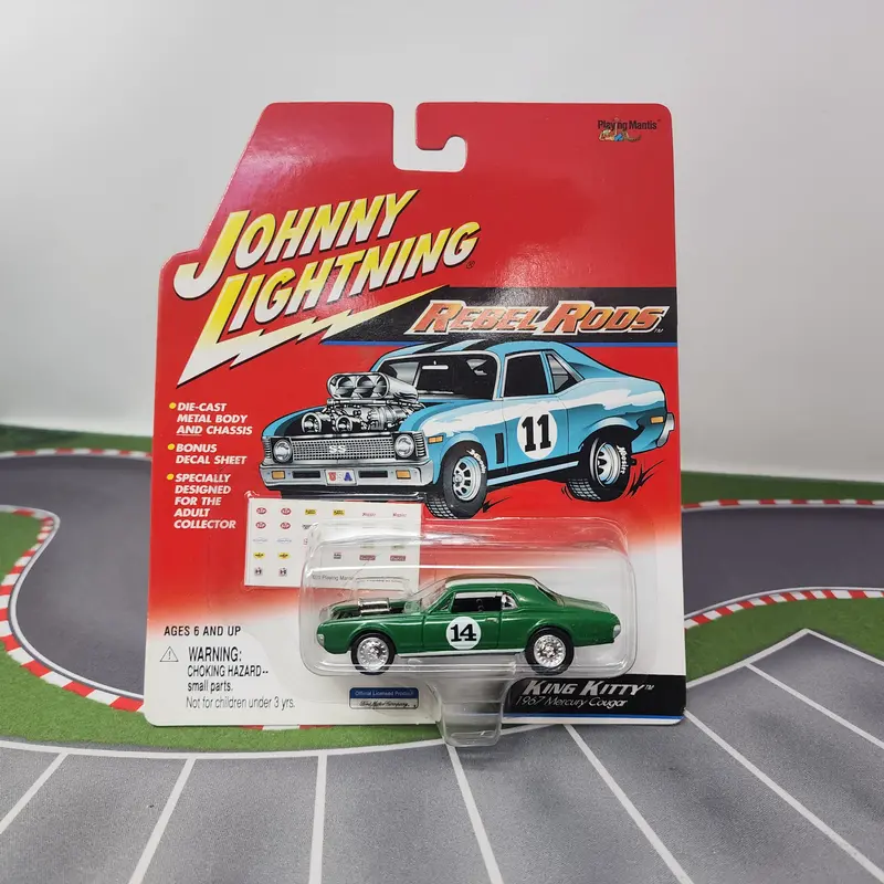 1967 Mercury Cougar King Kitty * Johnny Lightning Rebel Rods 1