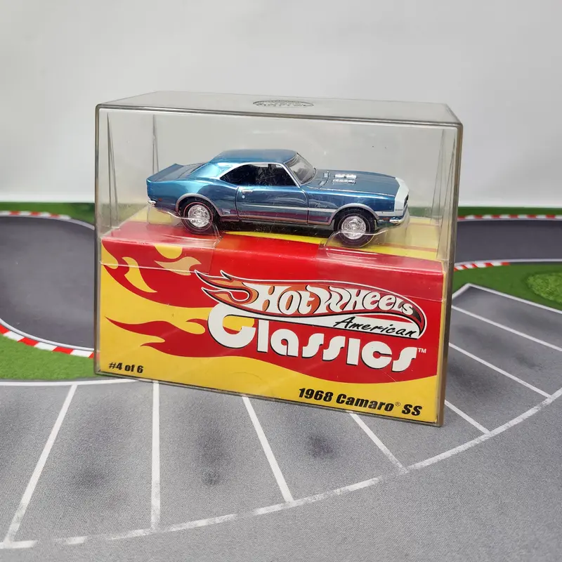 1968 Camaro Ss * Light Blue * Hot Wheels Rlc 1:43 Scale 1