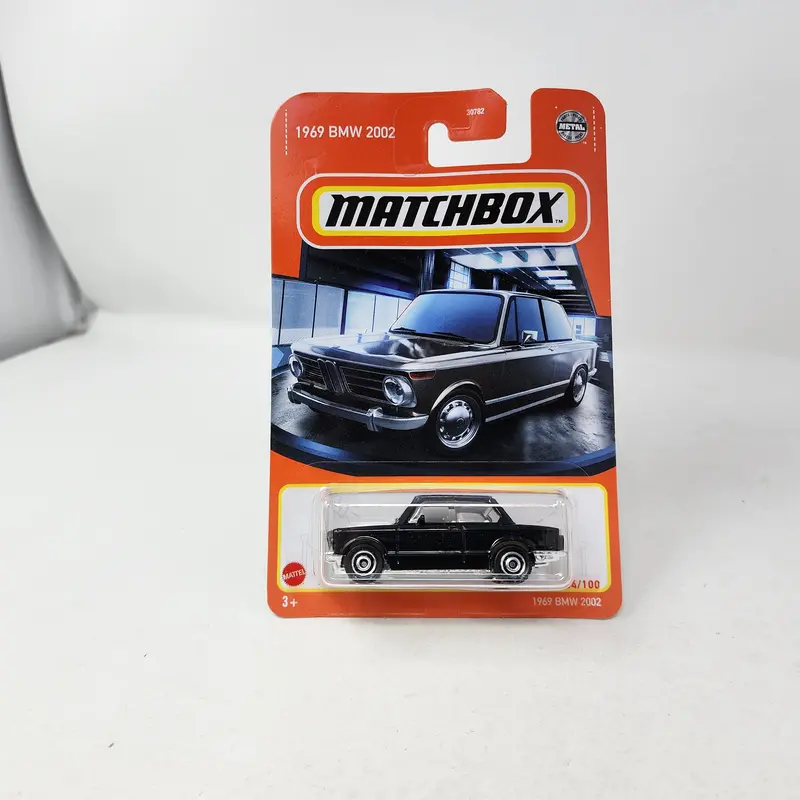 1969 Bmw 2002 #84 * Black * Matchbox Basic 1