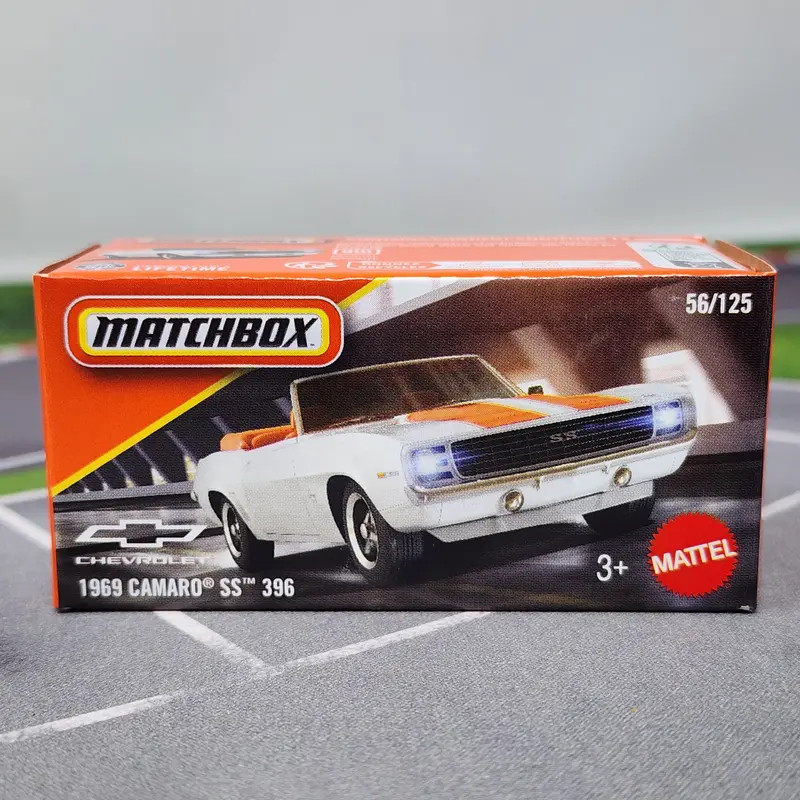 1969 Camaro Ss 396 #56 * 2026 Matchbox Power Grabs Case D 1