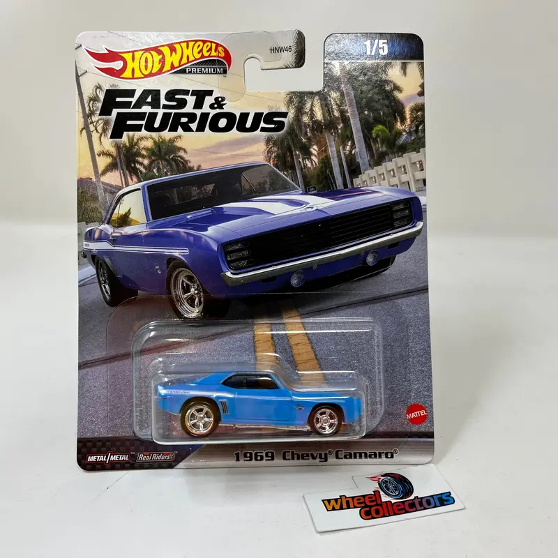1969 Chevy Camaro * 2023 Hot Wheels  Fast & Furious Retro Entertainment Case B 1