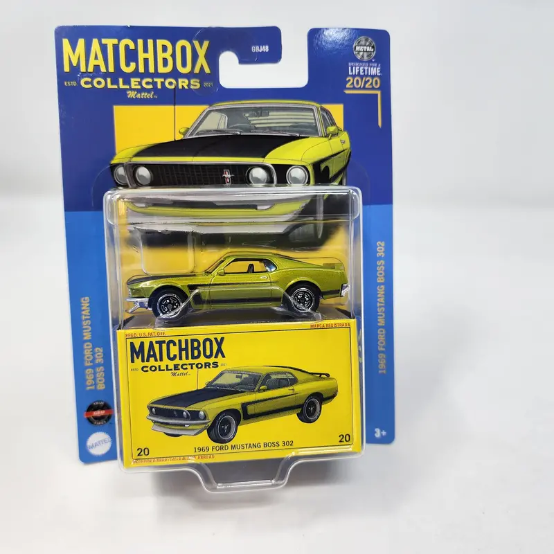 1969 Ford Mustang Boss 302 #20 * Green * 2024 Matchbox Collectors 1