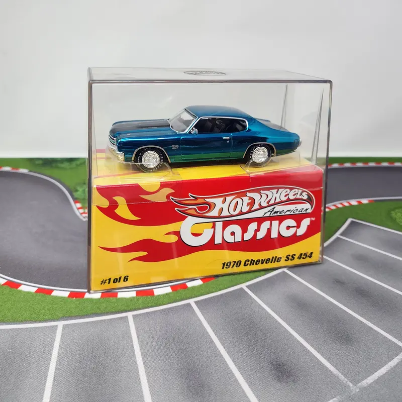 1970 Chevelle Ss 454 * Aqua * Hot Wheels Rlc 1:43 Scale 1