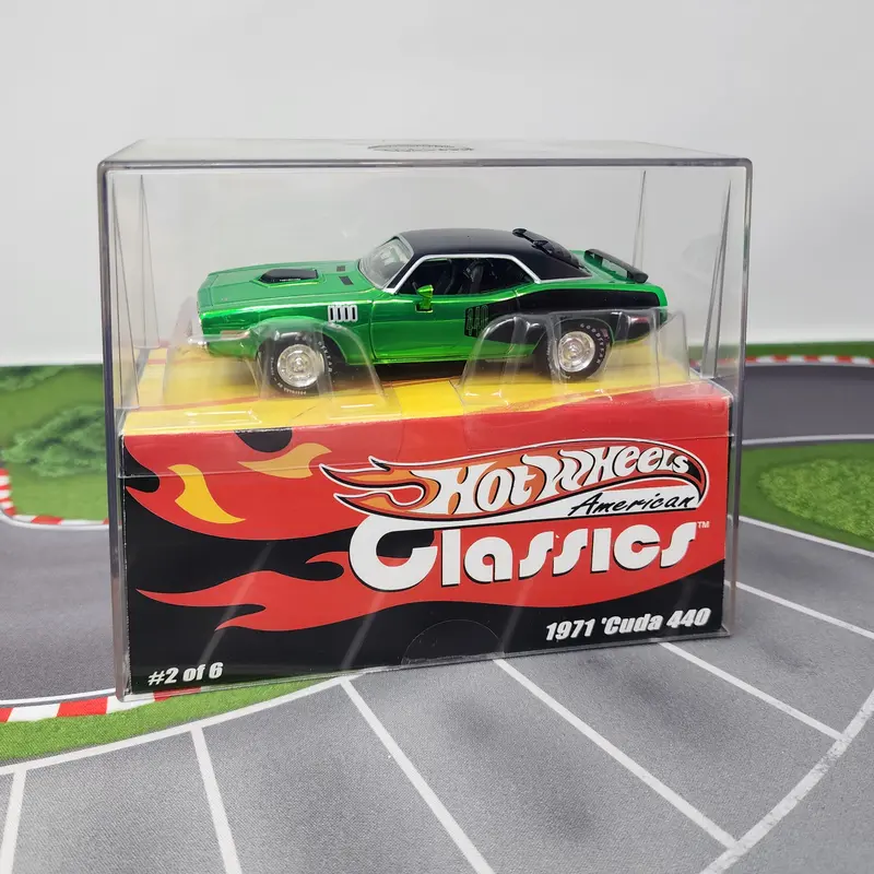 1971 Cuda 440 * Green * Hot Wheels Rlc 1:43 Scale 1