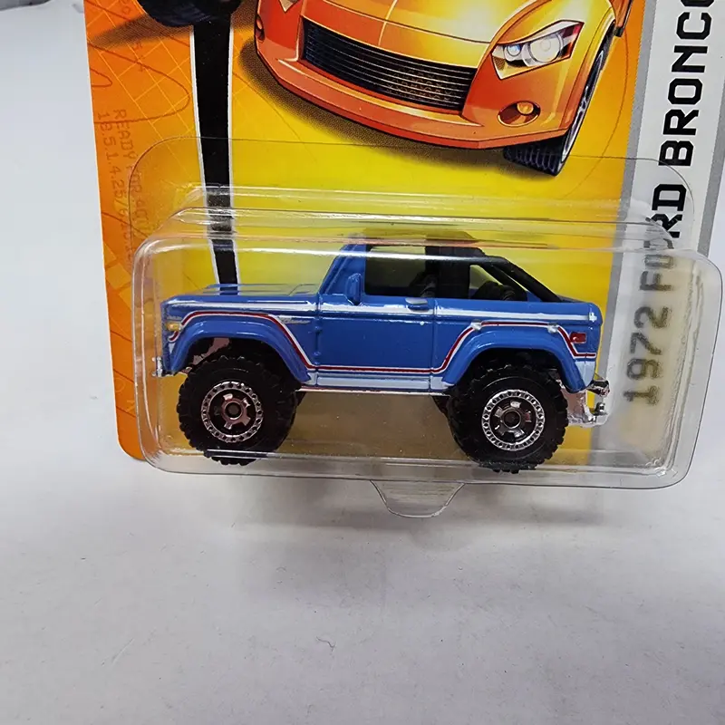 1972 Ford Bronco #58 * Blue * Matchbox Basic 2
