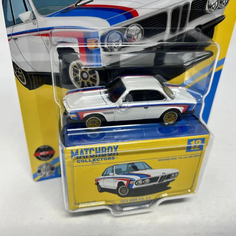 1973 Bmw Csl 3.0 #12 * 2026 Matchbox Collectors Case E 2