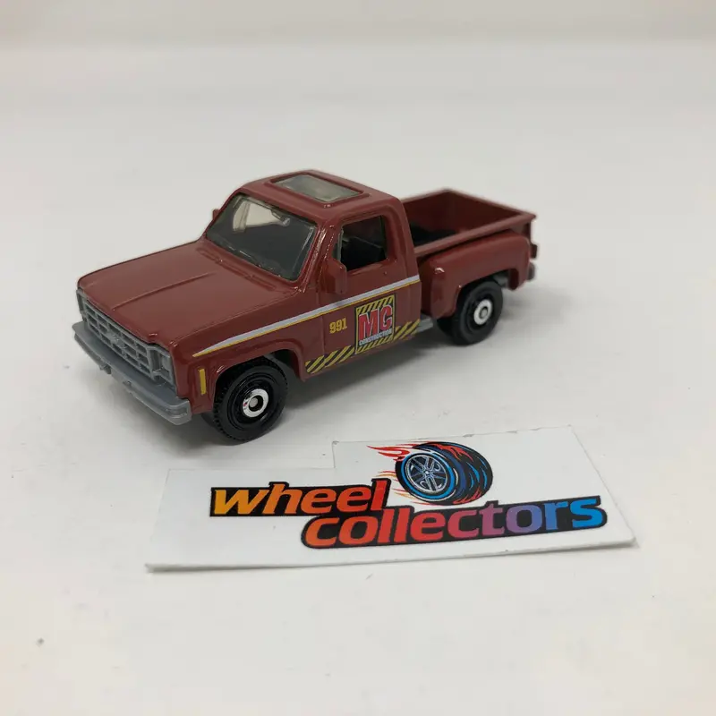 1975 Chevy Stepside Pickup * Brown * Matchbox Loose 1:64 Scale 1